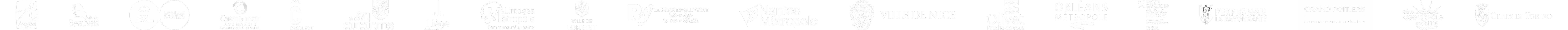 Angers, Beauvais, Bruxelles, Caen, Charleroi, Evry, Liège, Limoges Métropole, Lorient, La Roche-sur-Yon, Nantes, Nice, Olivet, Orléans, Pays Basque, Perpignan, Poitiers, Sète, Turin